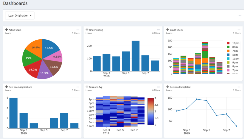Task management application interface with drag and drop functionality